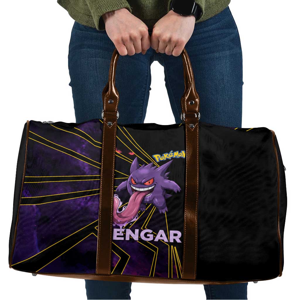 Gengar Poké Travel Bag Neon Shadow Comic Style
