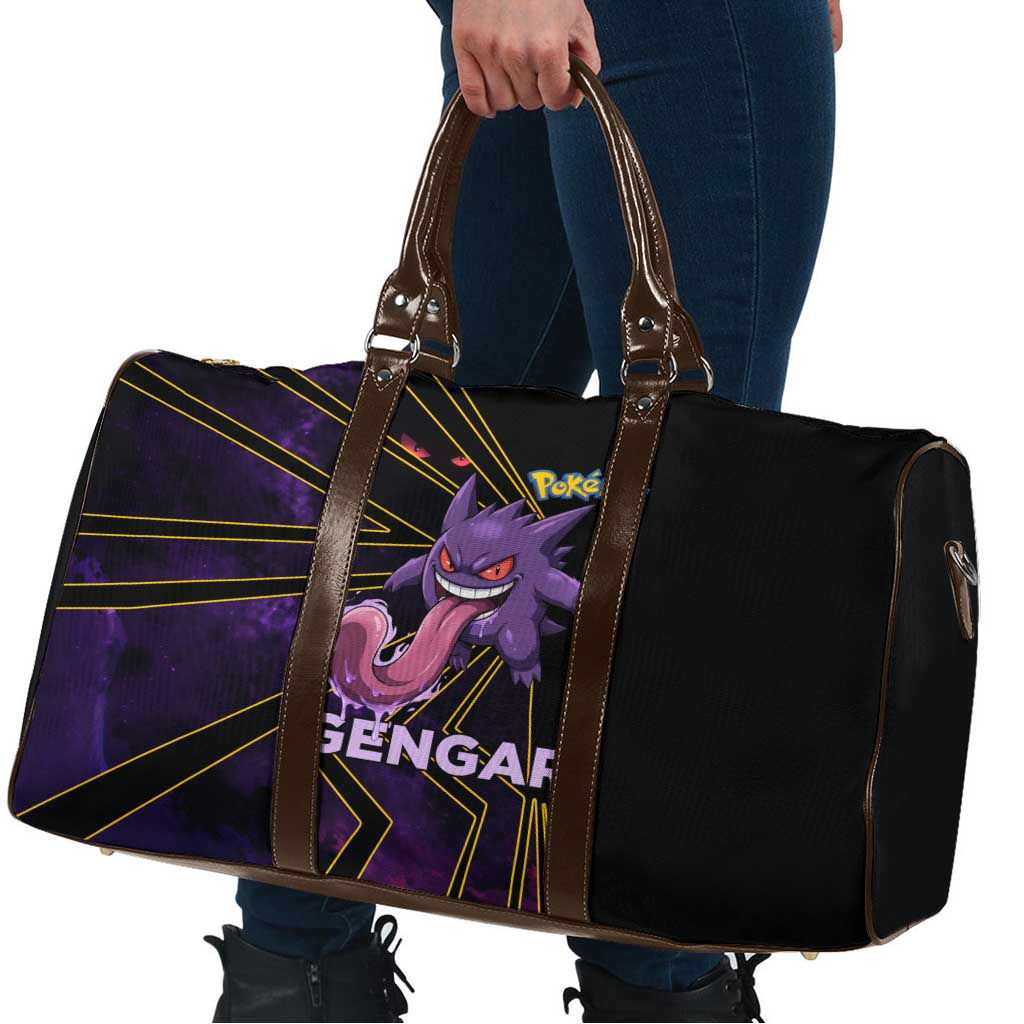 Gengar Poké Travel Bag Neon Shadow Comic Style