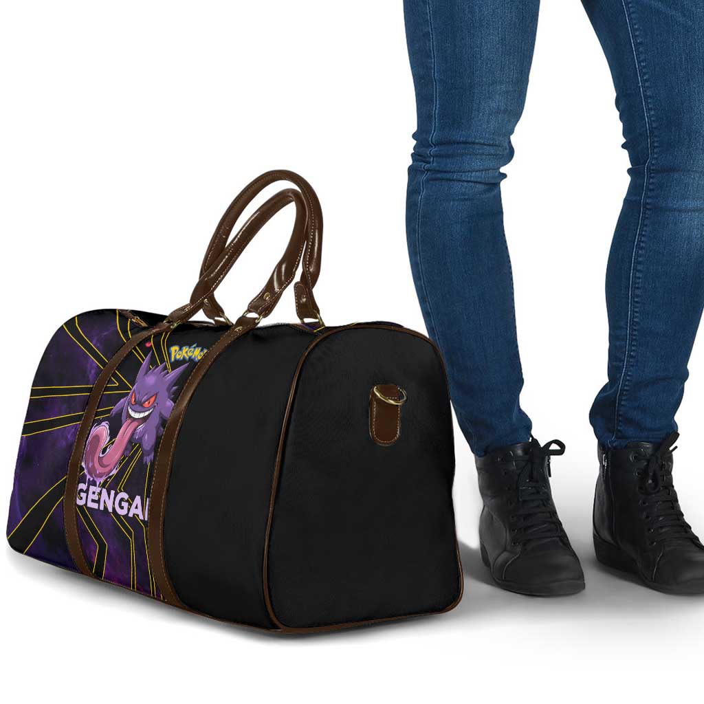 Gengar Poké Travel Bag Neon Shadow Comic Style