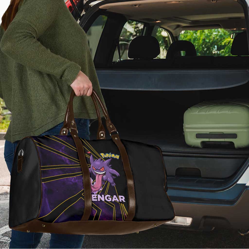 Gengar Poké Travel Bag Neon Shadow Comic Style