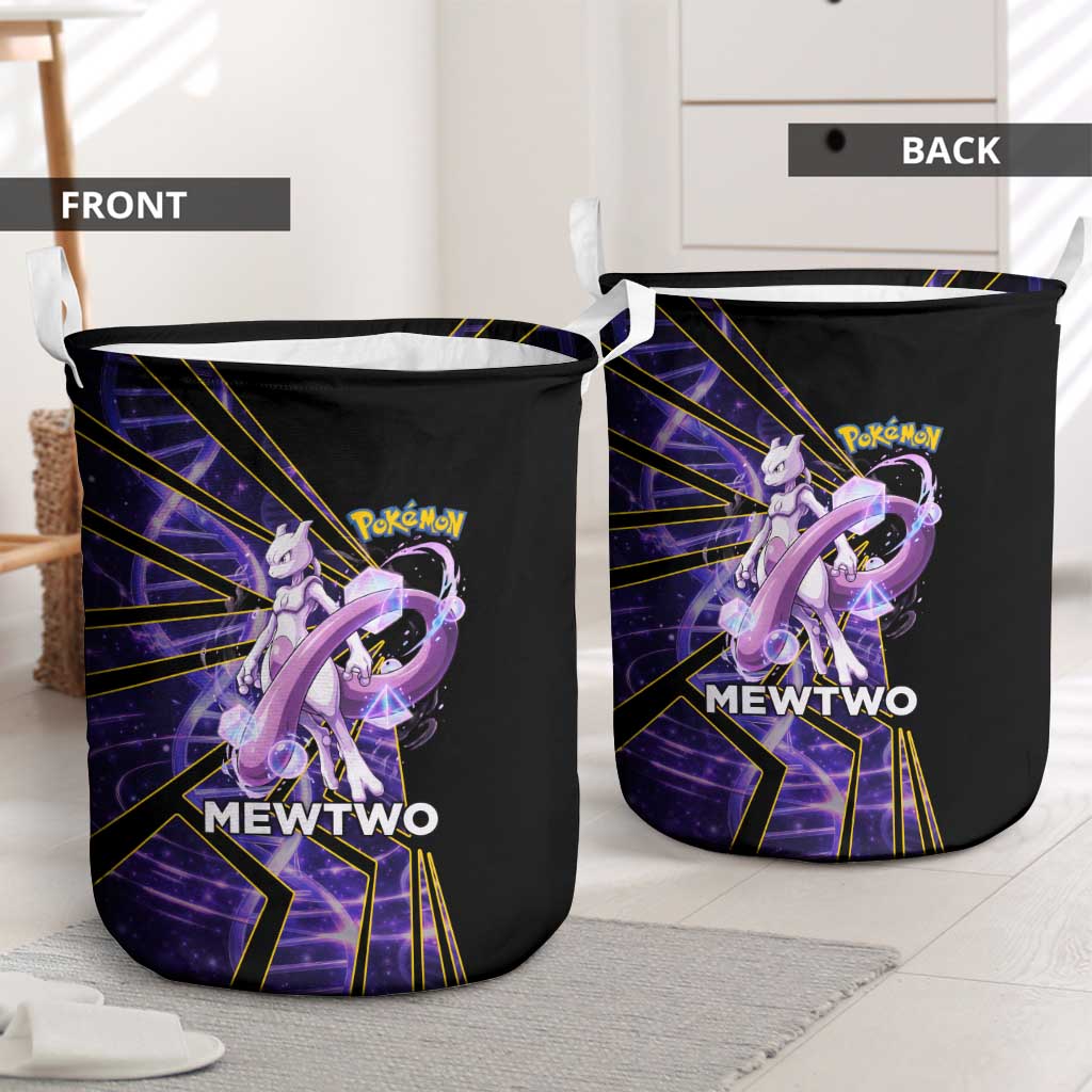 Mewtwo Poké Laundry Basket Psychic DNA Comic Style