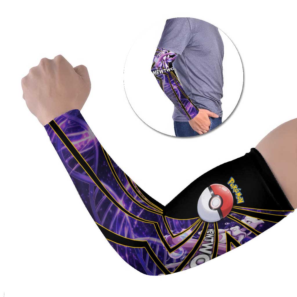 Mewtwo Poké Arm Sleeves Psychic DNA Comic Style