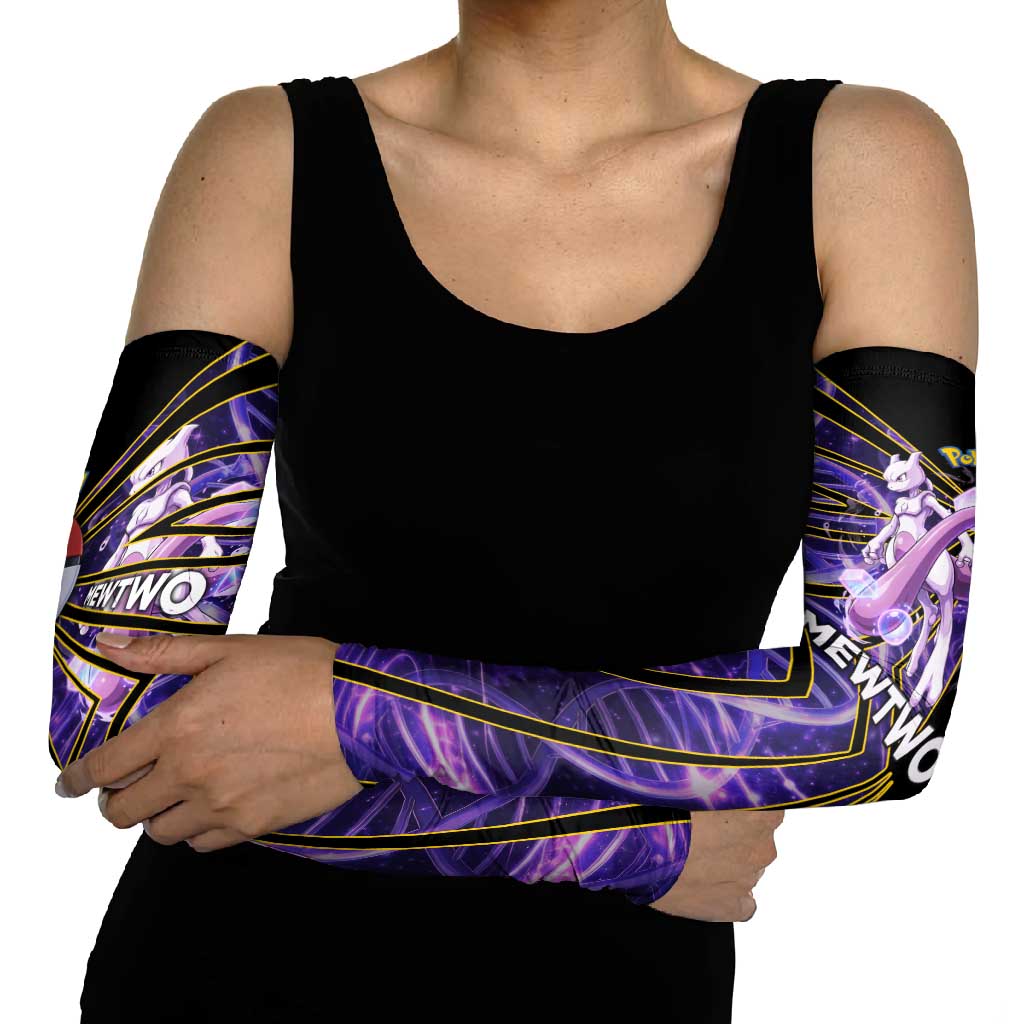 Mewtwo Poké Arm Sleeves Psychic DNA Comic Style