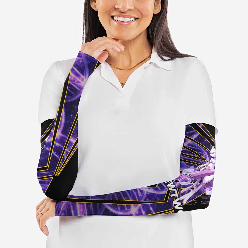 Mewtwo Poké Arm Sleeves Psychic DNA Comic Style