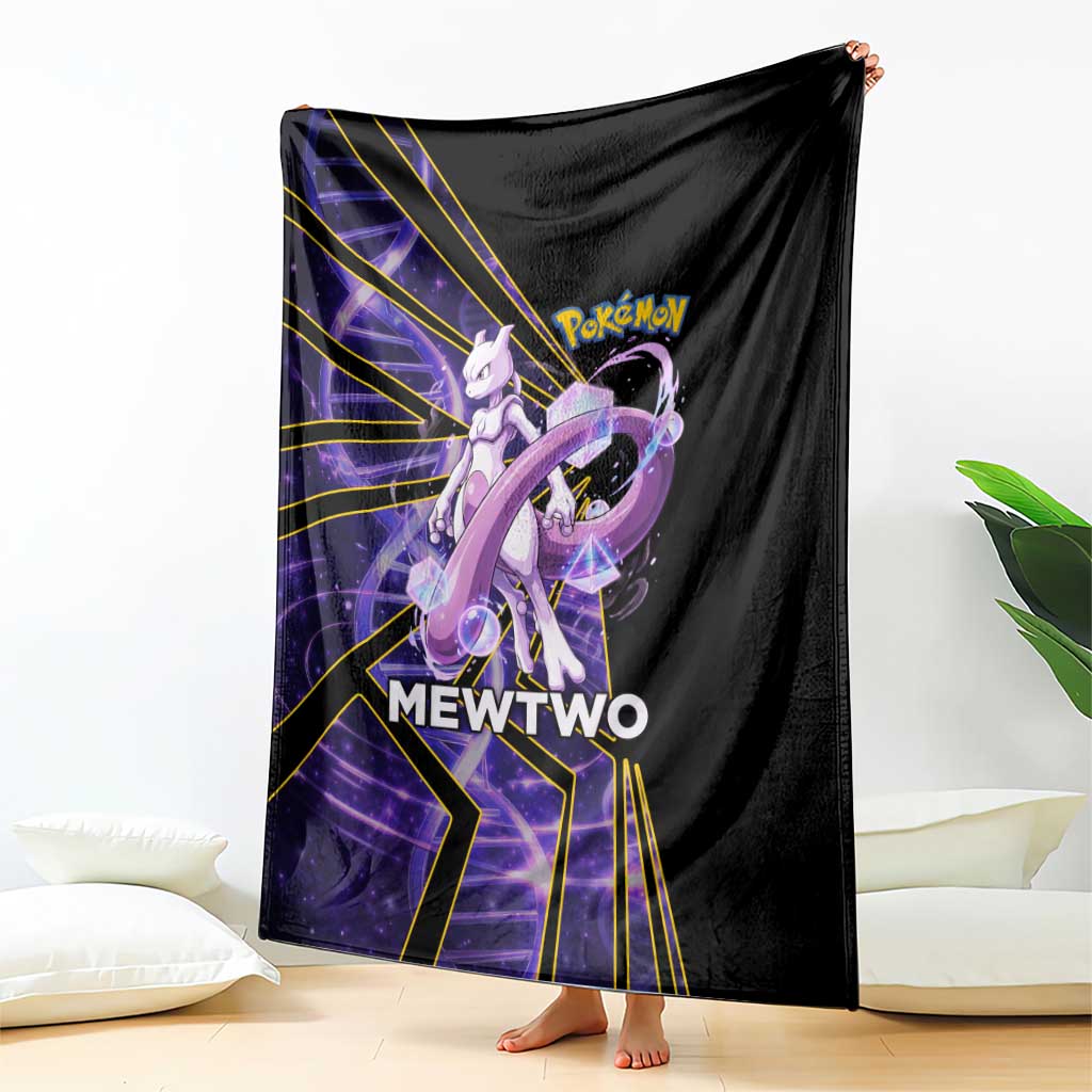 Mewtwo Poké Blanket Psychic DNA Comic Style