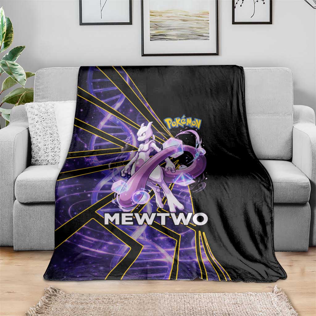 Mewtwo Poké Blanket Psychic DNA Comic Style