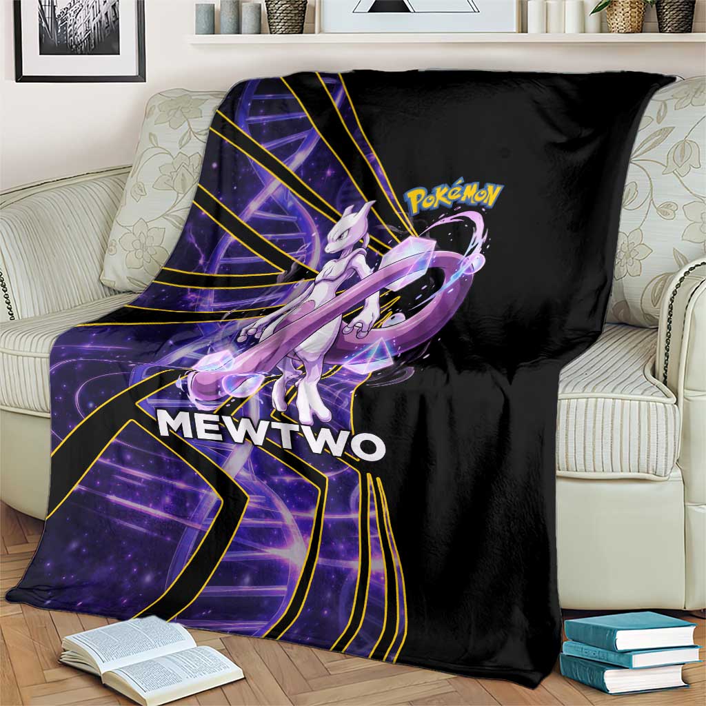 Mewtwo Poké Blanket Psychic DNA Comic Style