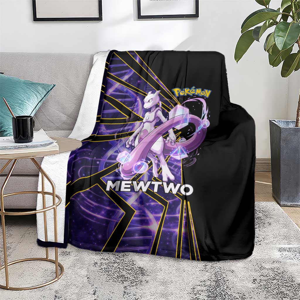 Mewtwo Poké Blanket Psychic DNA Comic Style