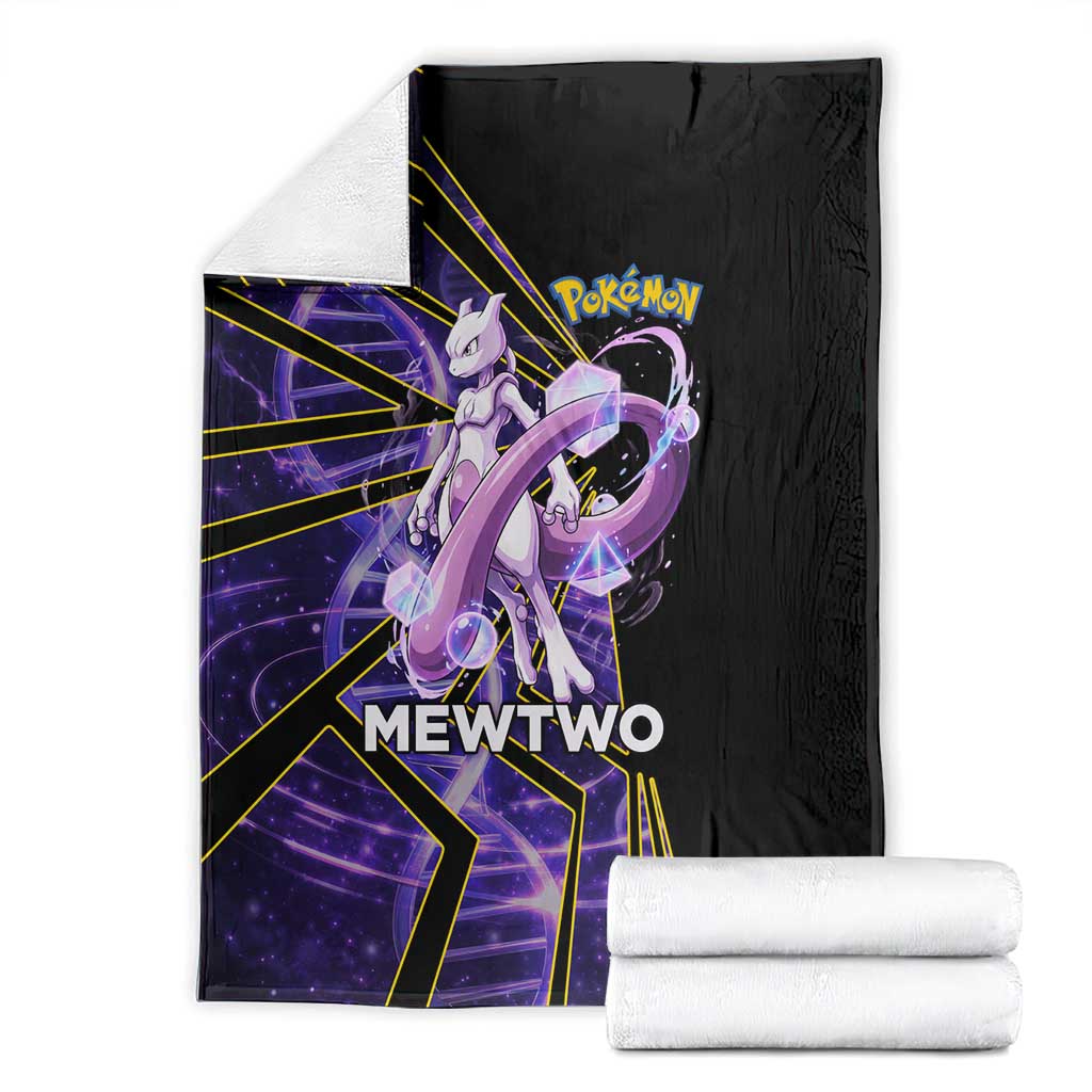 Mewtwo Poké Blanket Psychic DNA Comic Style