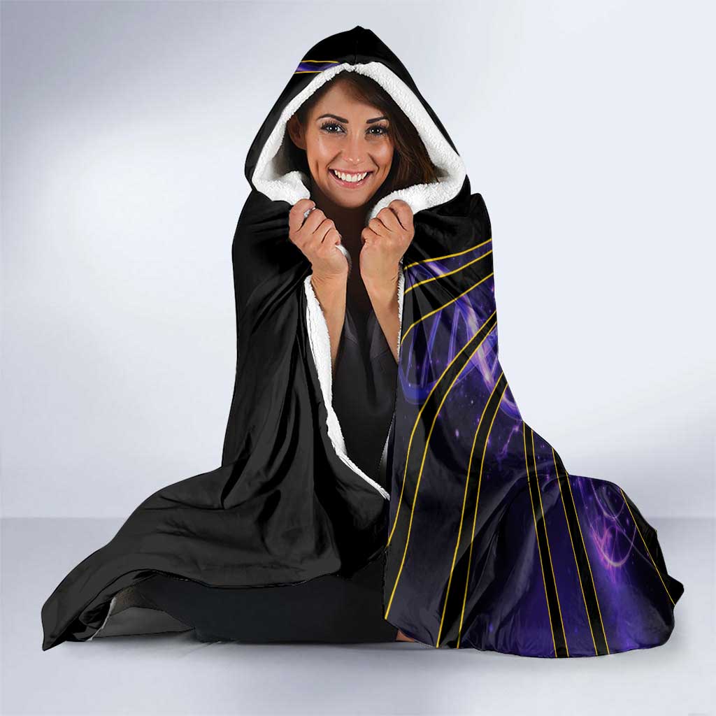 Mewtwo Poké Hooded Blanket Psychic DNA Comic Style