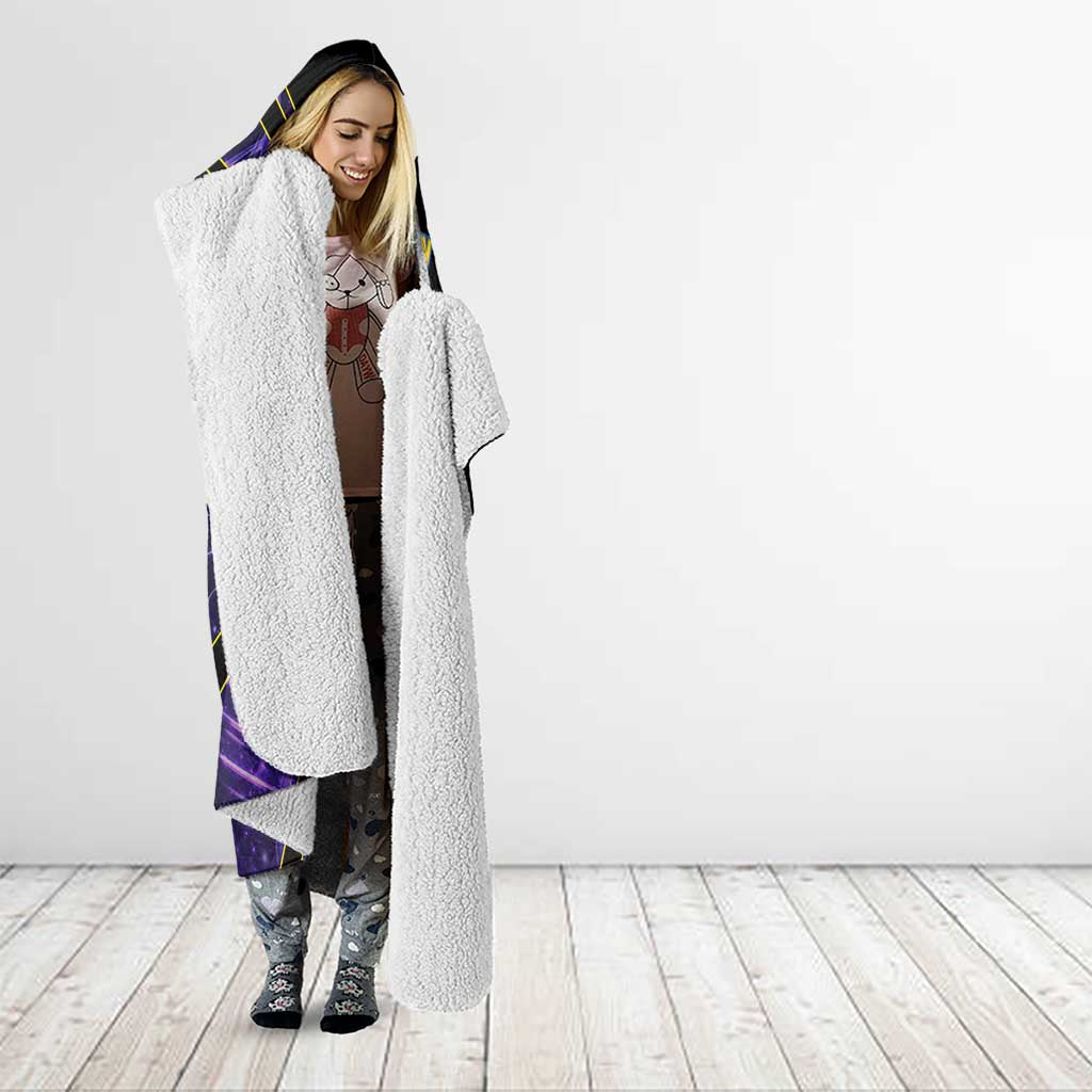 Mewtwo Poké Hooded Blanket Psychic DNA Comic Style