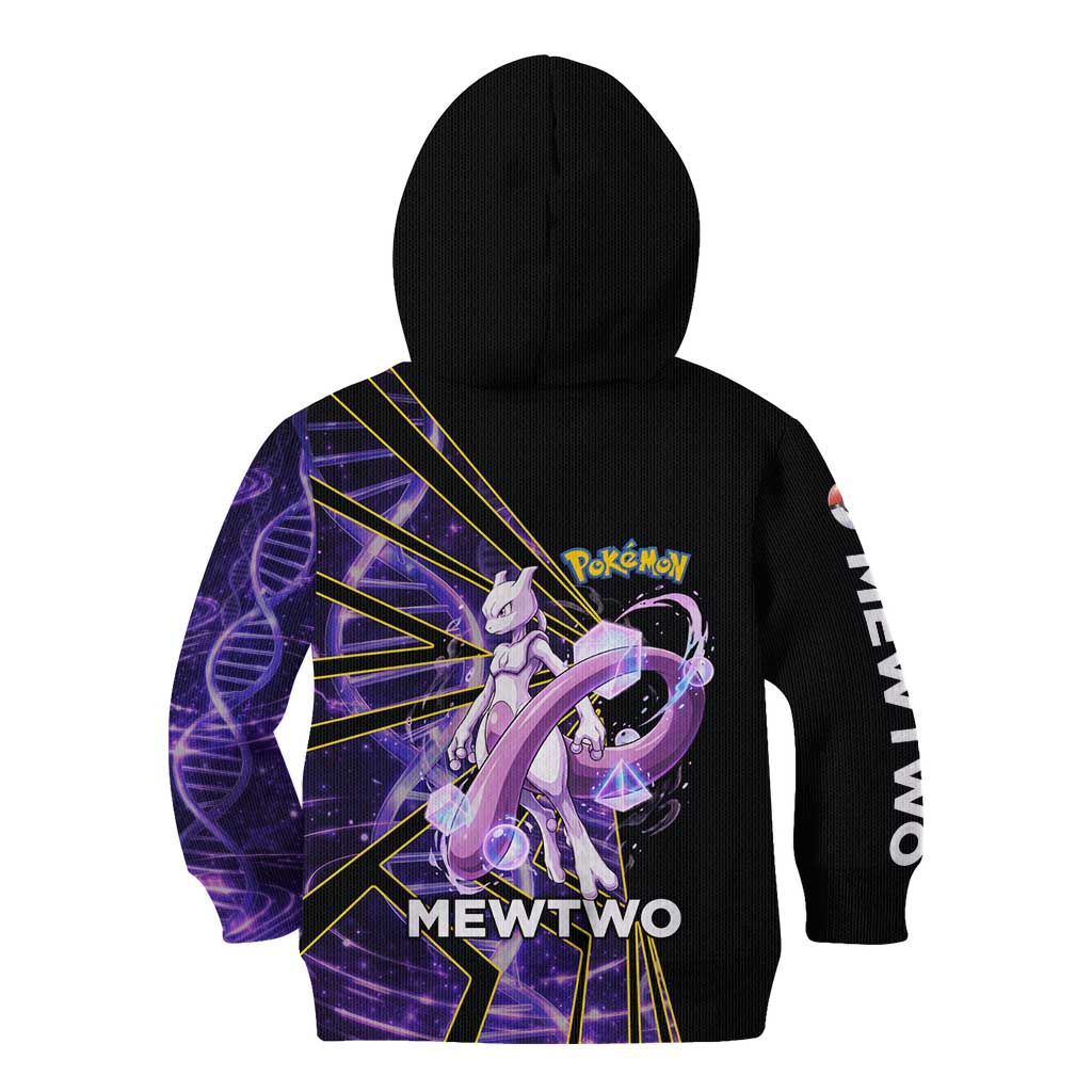 Mewtwo Poké Kid Hoodie Psychic DNA Comic Style