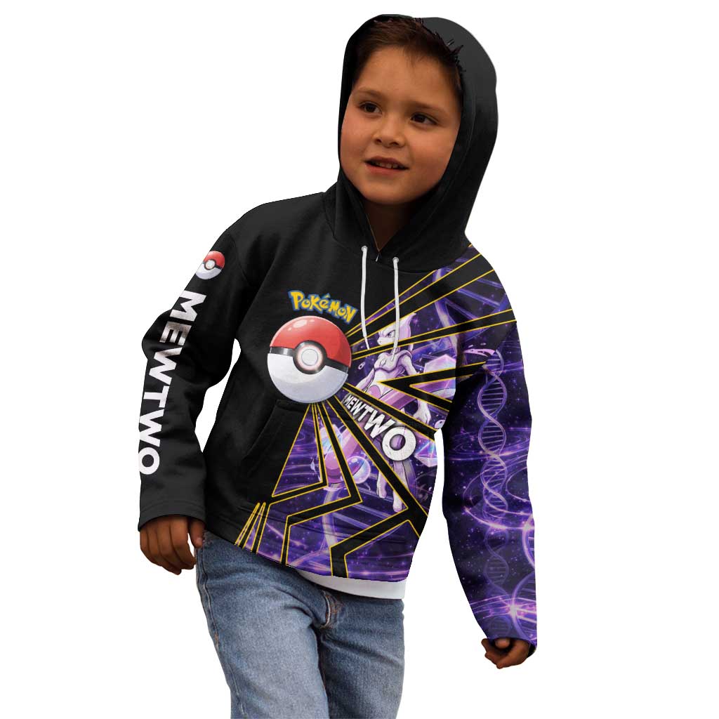 Mewtwo Poké Kid Hoodie Psychic DNA Comic Style
