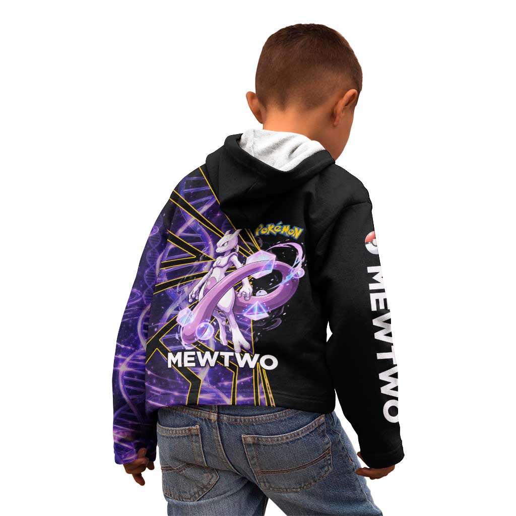 Mewtwo Poké Kid Hoodie Psychic DNA Comic Style