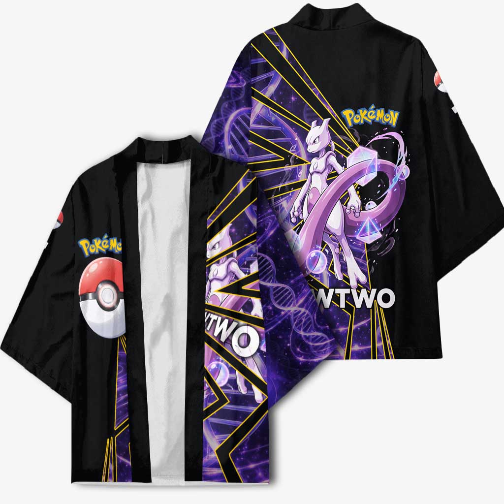 Mewtwo Poké Kimono Psychic DNA Comic Style