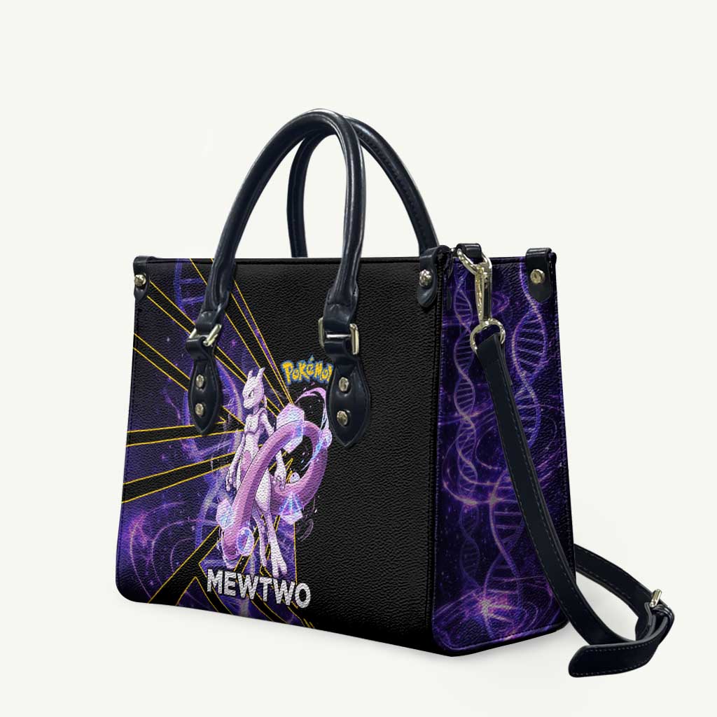 Mewtwo Poké Leather Bag Psychic DNA Comic Style