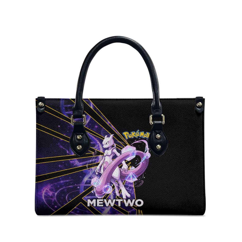 Mewtwo Poké Leather Bag Psychic DNA Comic Style