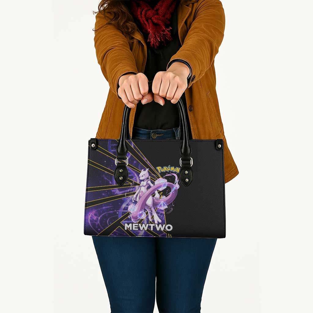 Mewtwo Poké Leather Bag Psychic DNA Comic Style