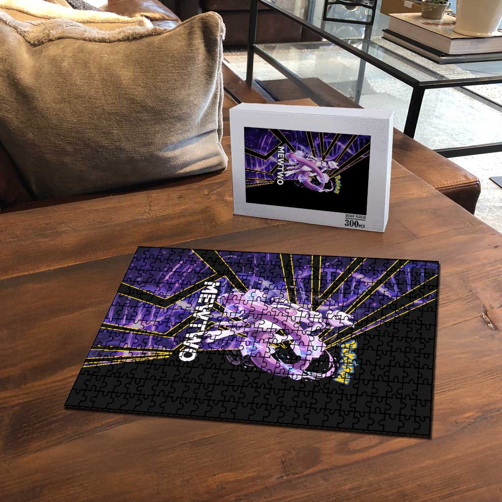 Mewtwo Poké Puzzle Psychic DNA Comic Style