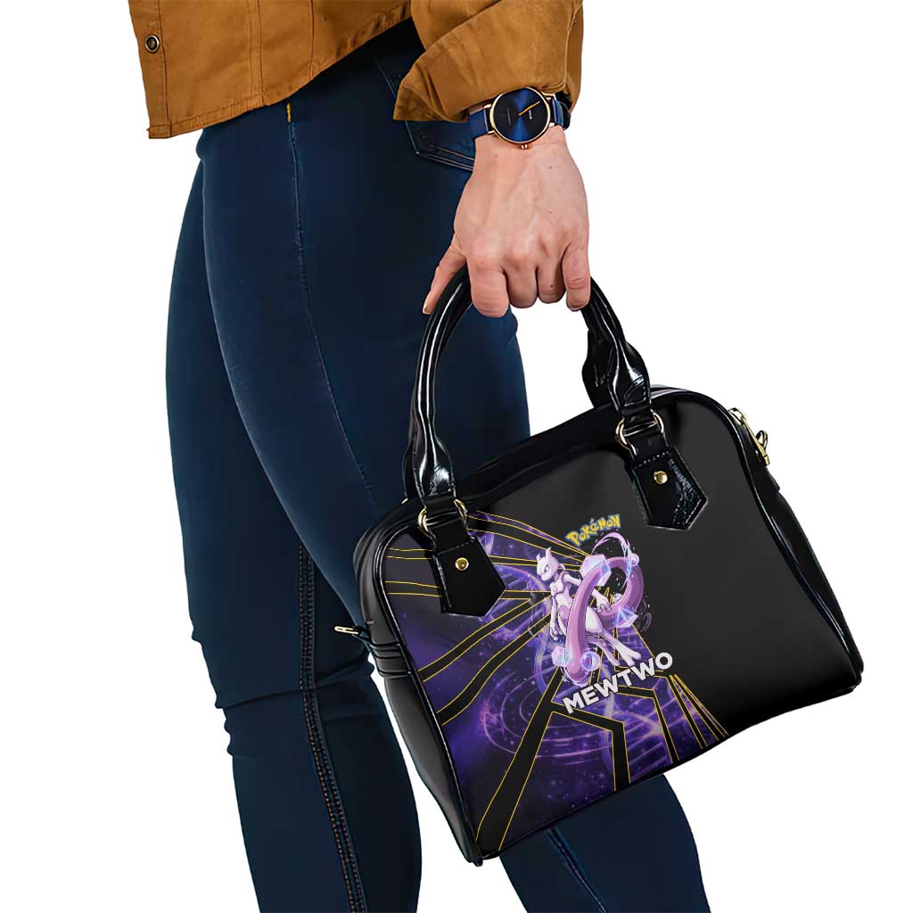 Mewtwo Poké Shoulder Handbag Psychic DNA Comic Style