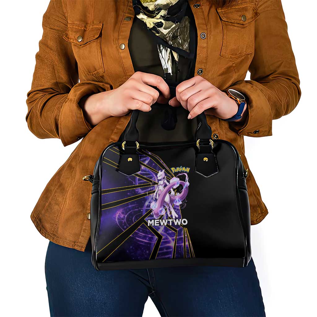 Mewtwo Poké Shoulder Handbag Psychic DNA Comic Style