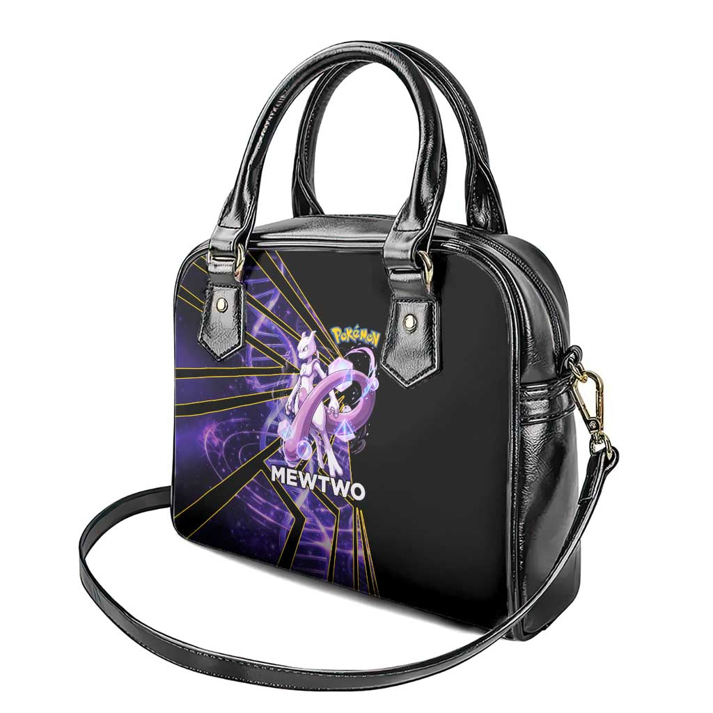 Mewtwo Poké Shoulder Handbag Psychic DNA Comic Style