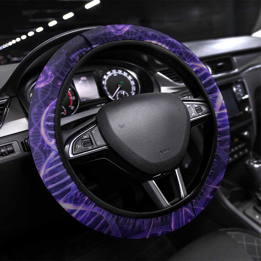 Mewtwo Poké Steering Wheel Cover Psychic DNA Comic Style