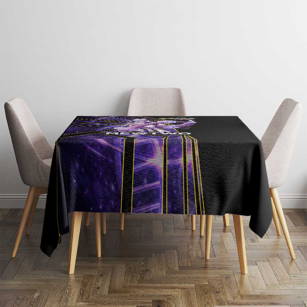 Mewtwo Poké Tablecloth Psychic DNA Comic Style