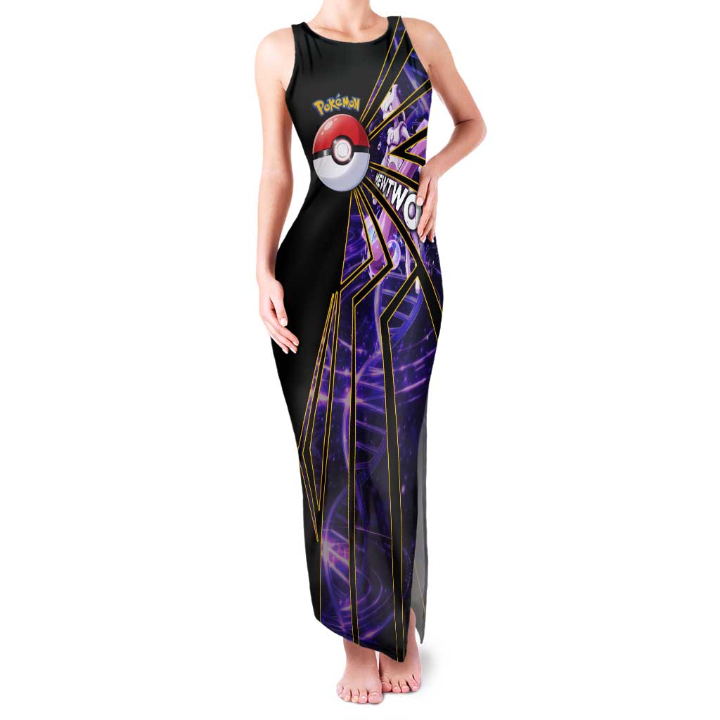 Mewtwo Poké Tank Maxi Dress Psychic DNA Comic Style