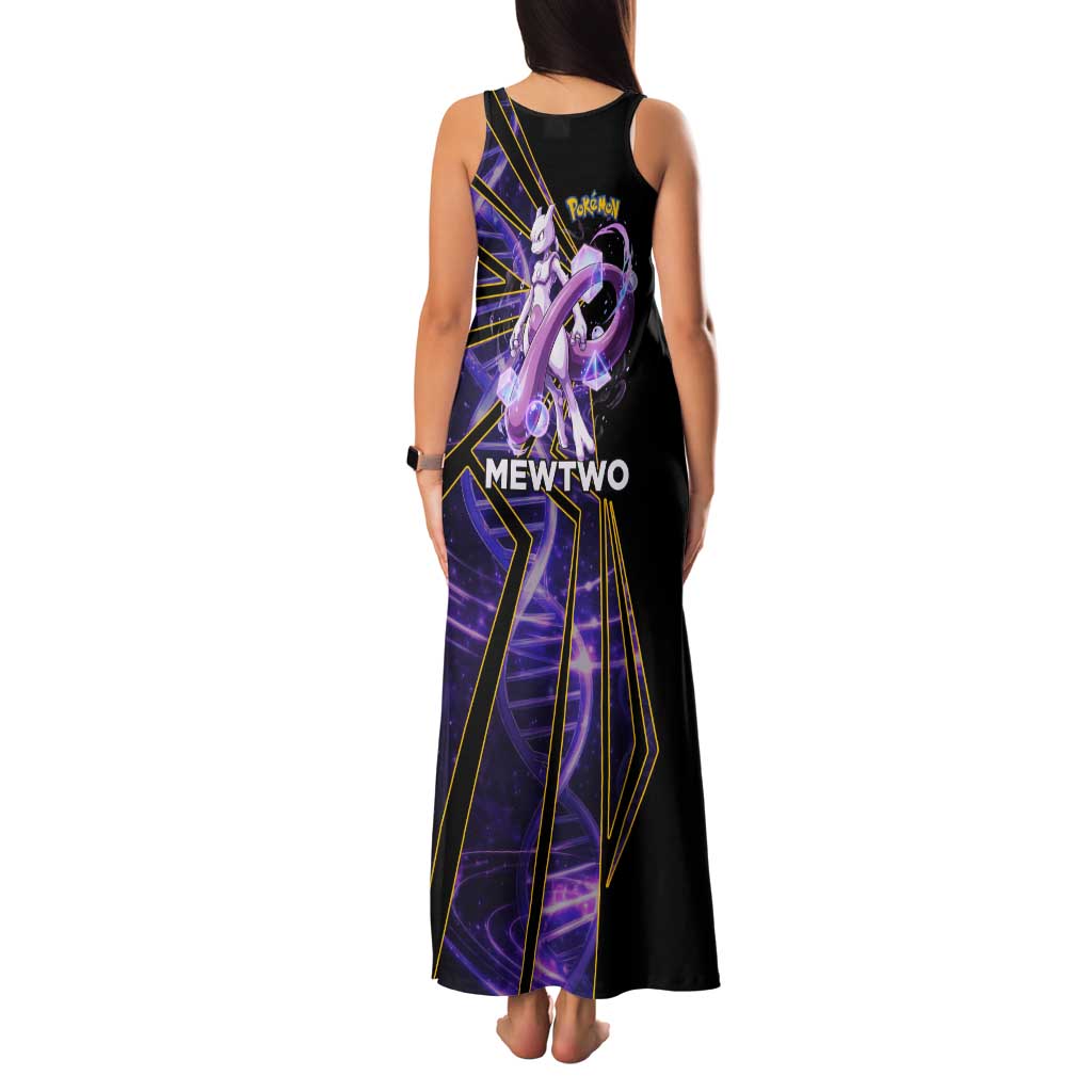 Mewtwo Poké Tank Maxi Dress Psychic DNA Comic Style