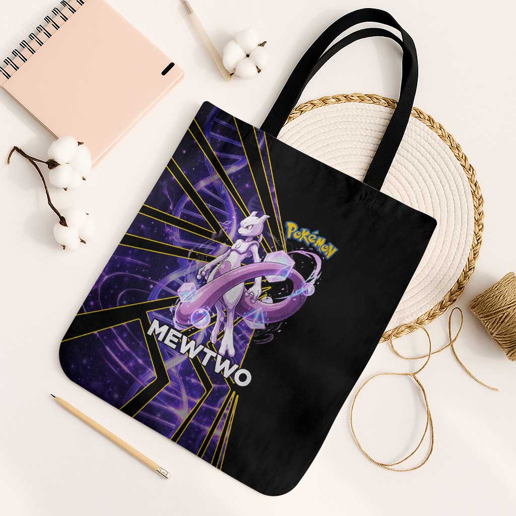 Mewtwo Poké Tote Bag Psychic DNA Comic Style