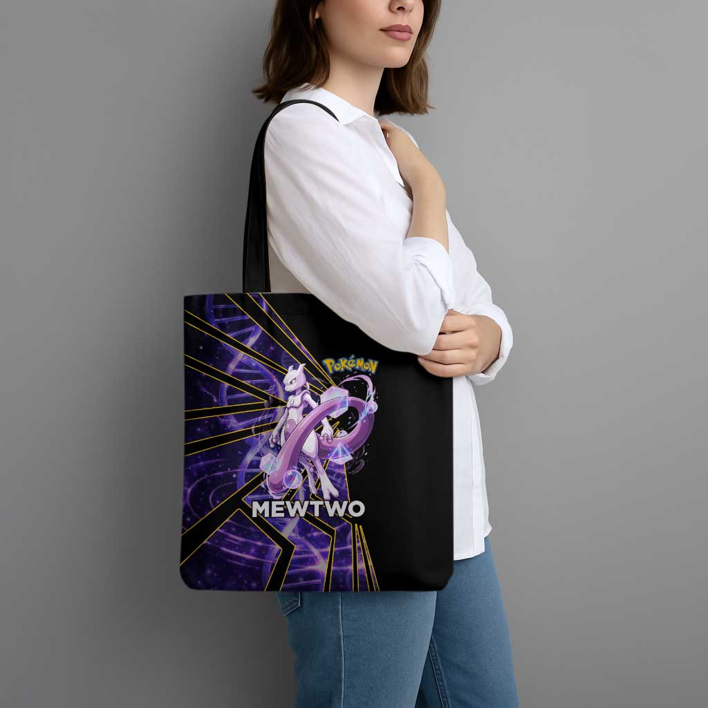 Mewtwo Poké Tote Bag Psychic DNA Comic Style