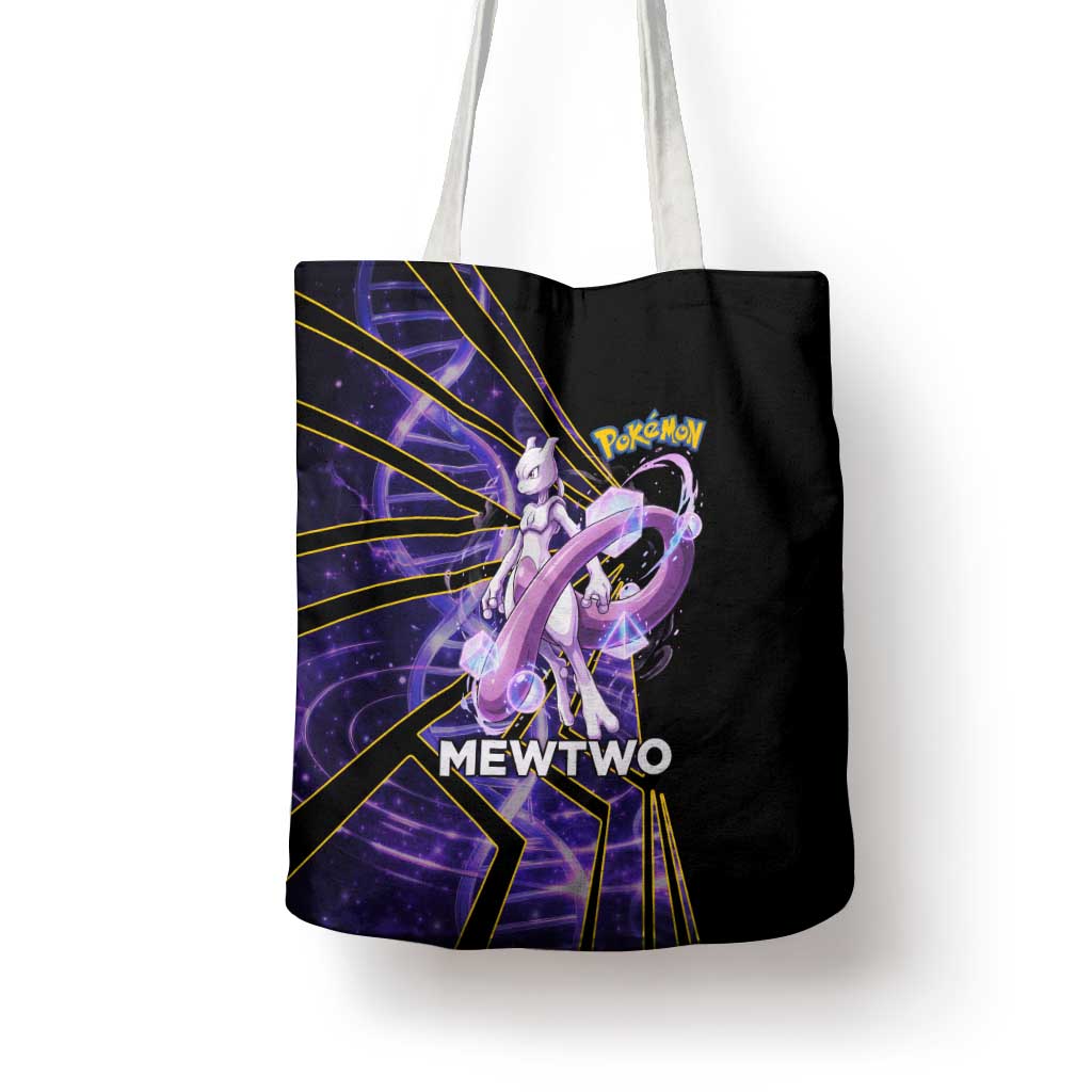 Mewtwo Poké Tote Bag Psychic DNA Comic Style