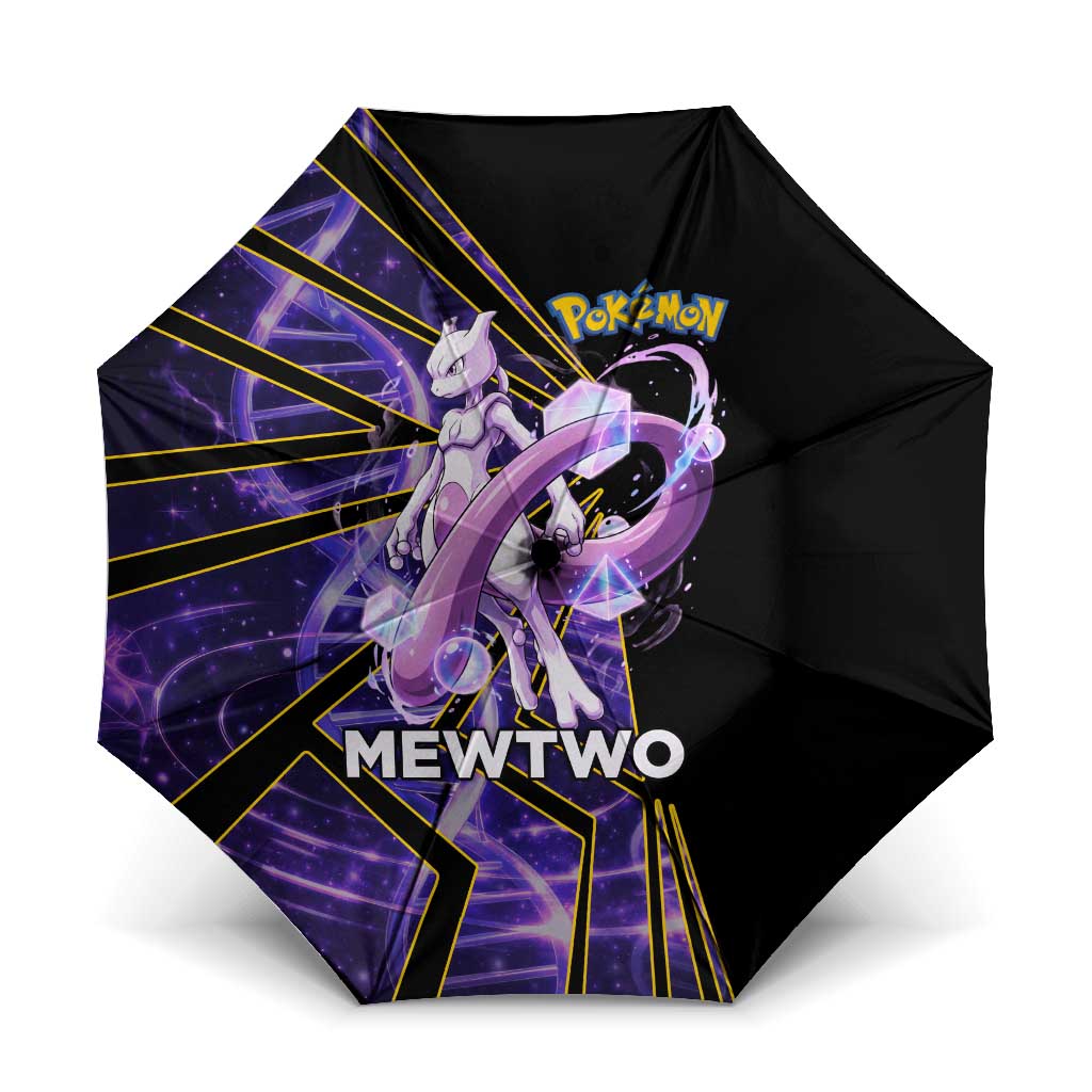 Mewtwo Poké Umbrella Psychic DNA Comic Style