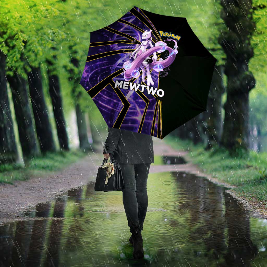 Mewtwo Poké Umbrella Psychic DNA Comic Style