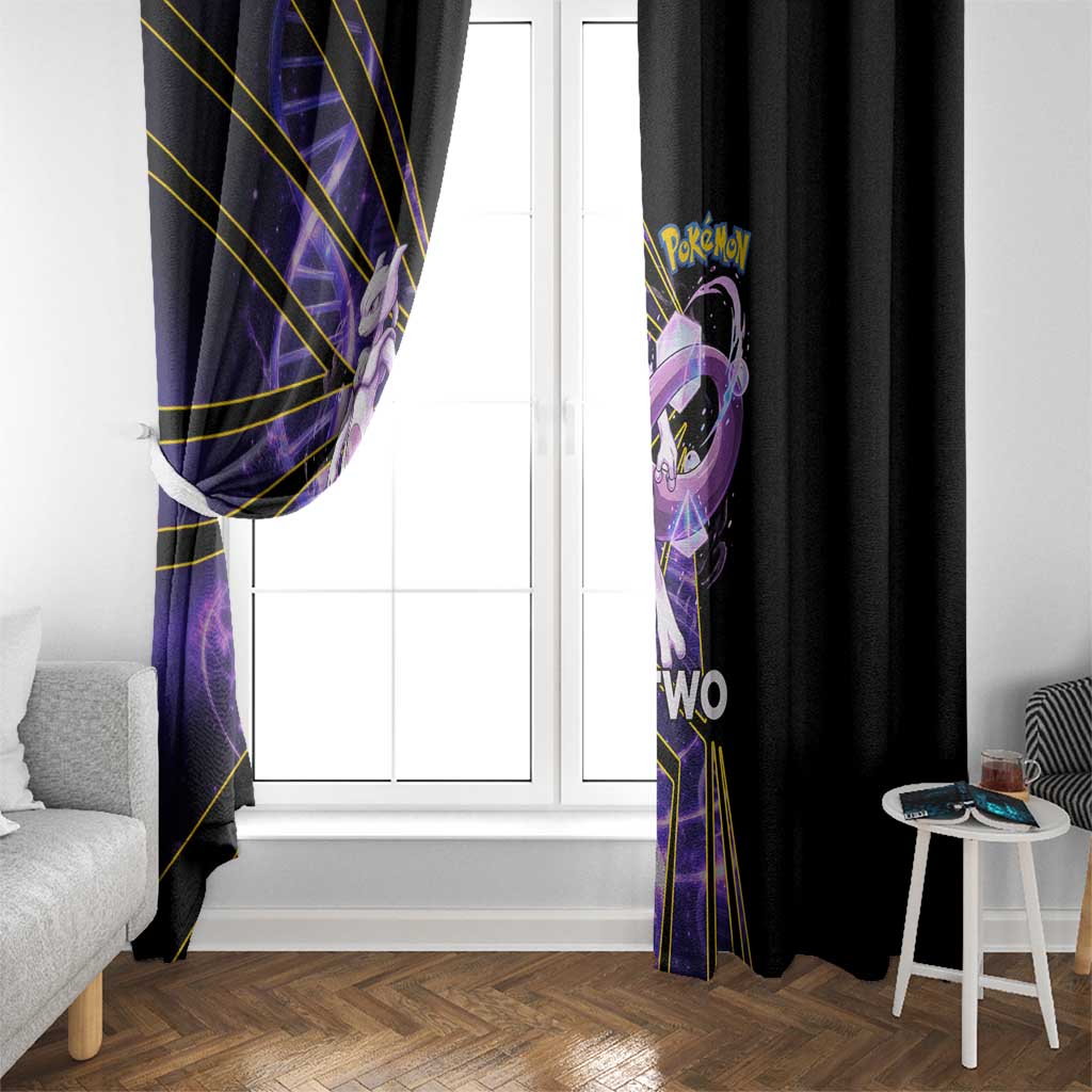 Mewtwo Poké Window Curtain Psychic DNA Comic Style