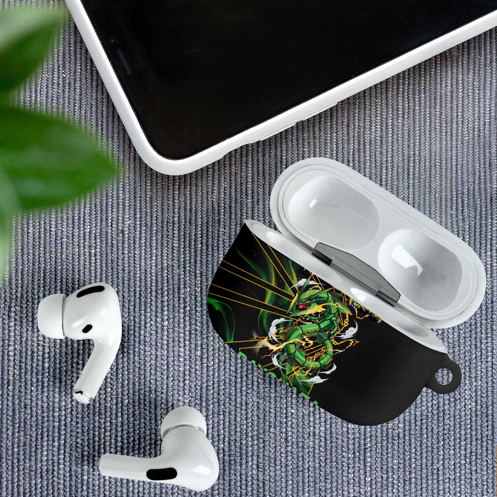 Rayquaza Poké AirPods Case Cosmic Dragon Comic Style