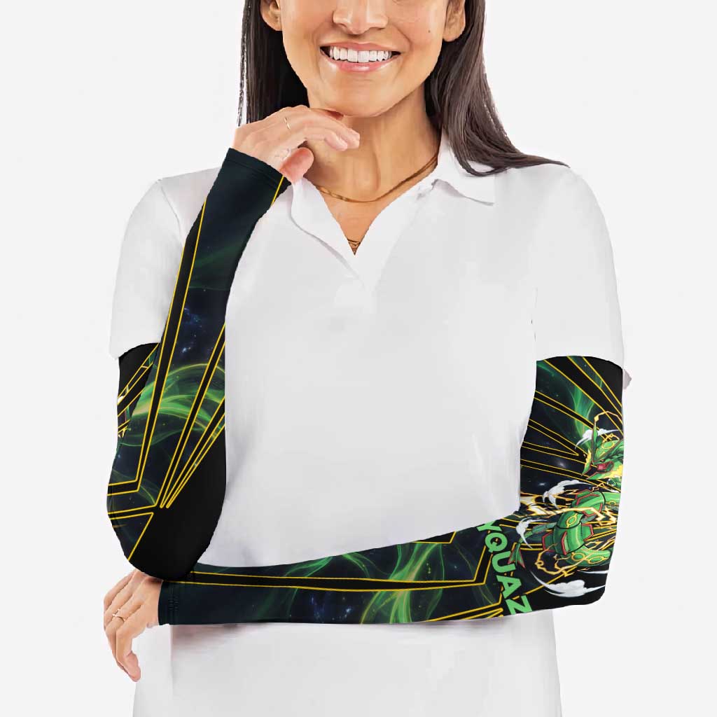 Rayquaza Poké Arm Sleeves Cosmic Dragon Comic Style