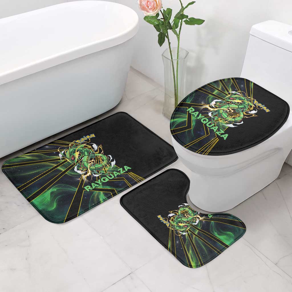 Rayquaza Poké Bathroom Set Cosmic Dragon Comic Style