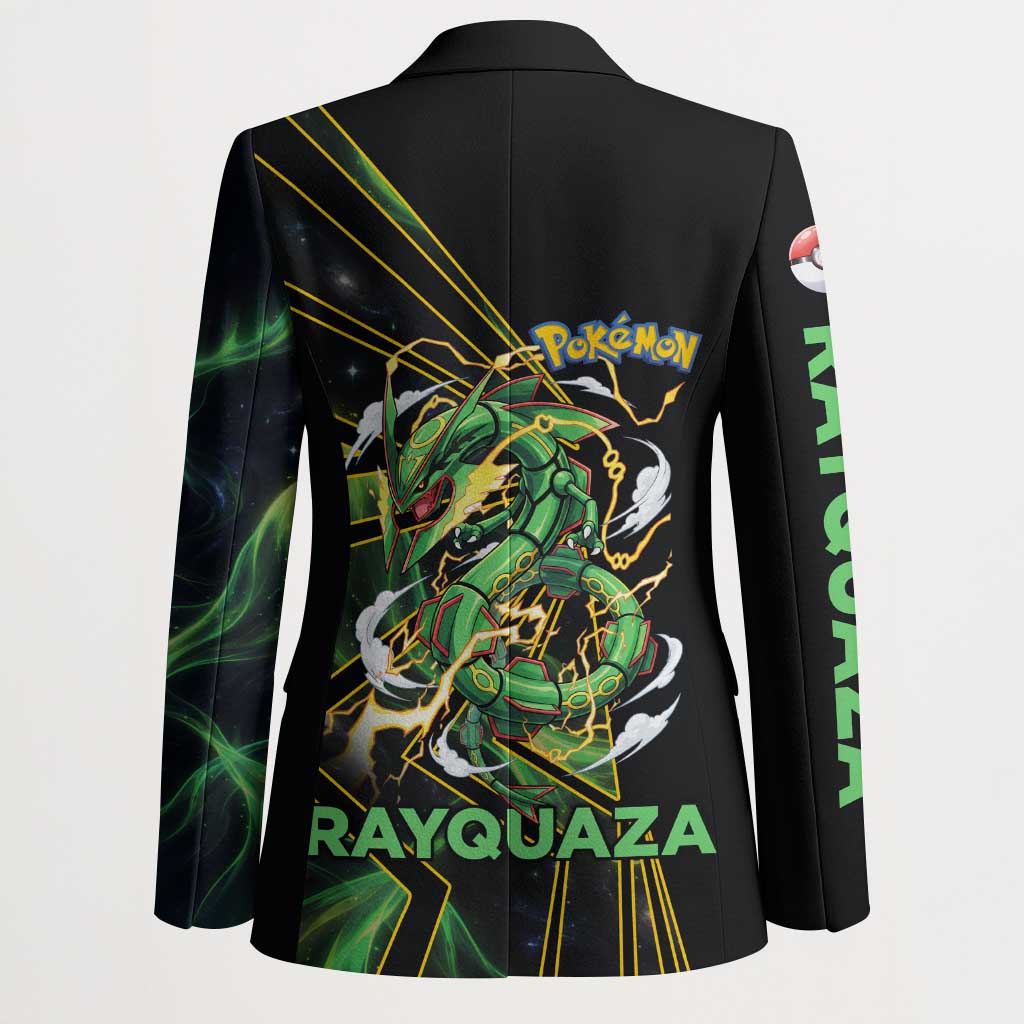 Rayquaza Poké Blazer Cosmic Dragon Comic Style