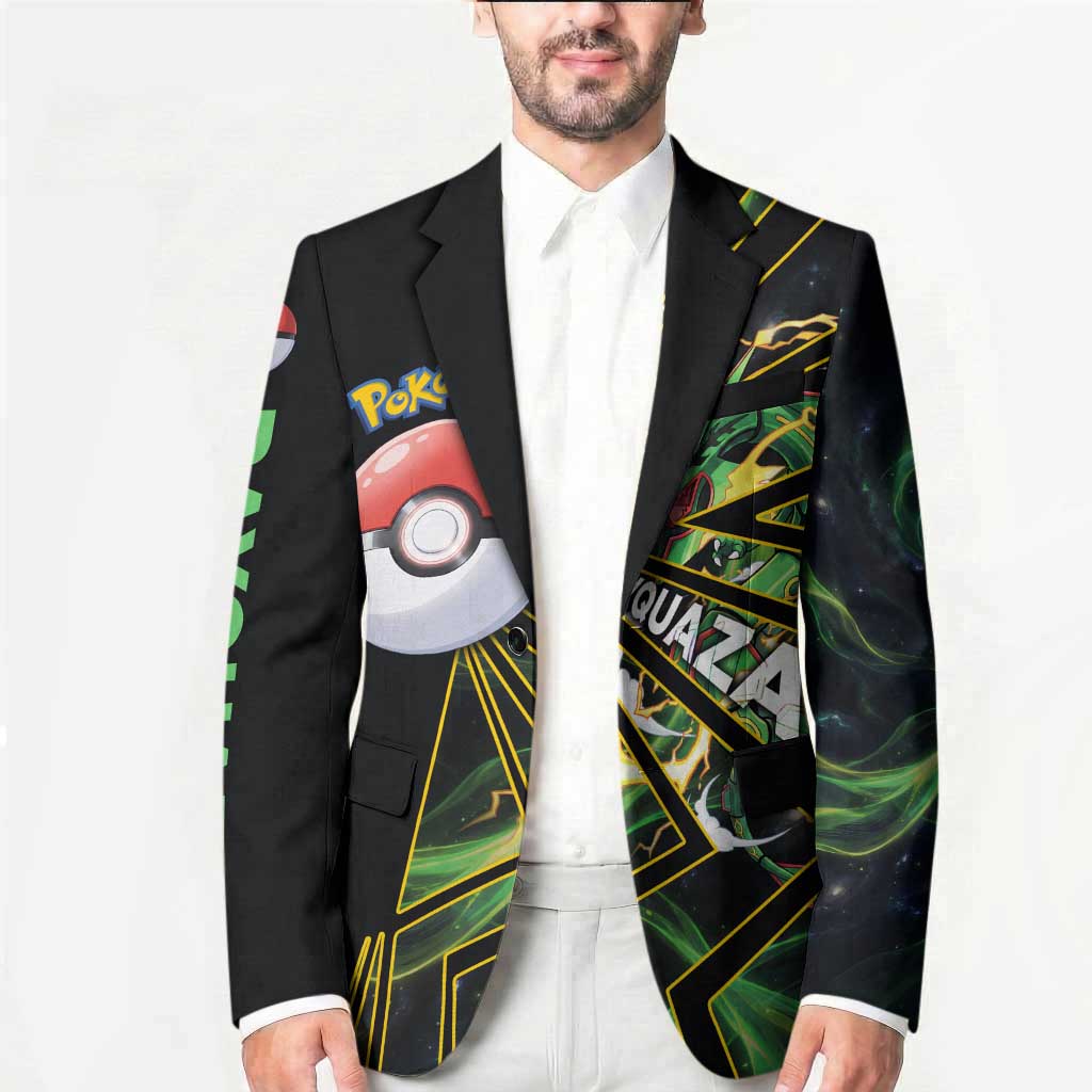 Rayquaza Poké Blazer Cosmic Dragon Comic Style