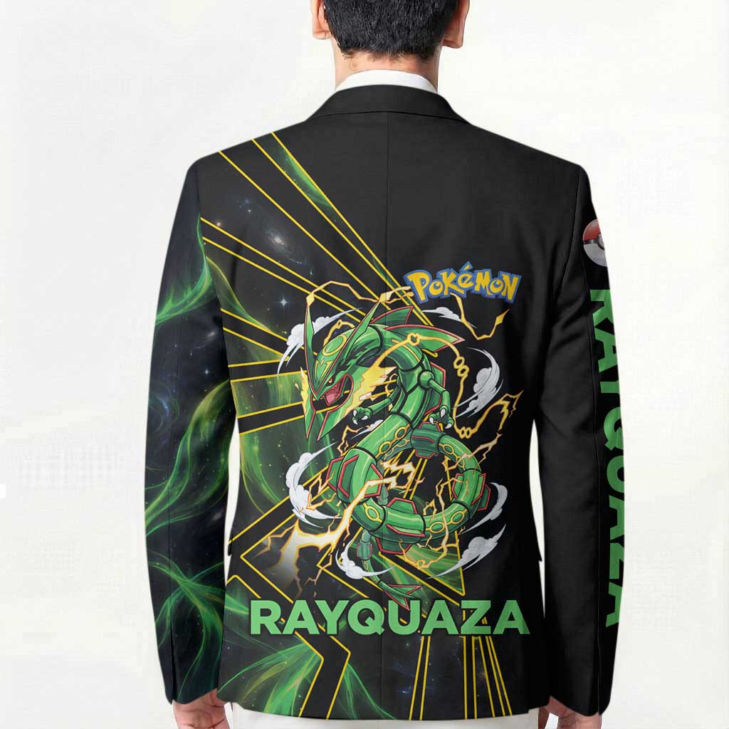 Rayquaza Poké Blazer Cosmic Dragon Comic Style