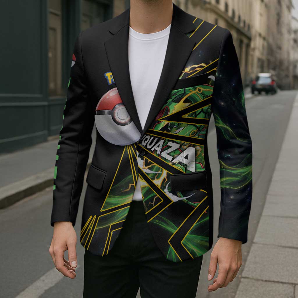Rayquaza Poké Blazer Cosmic Dragon Comic Style