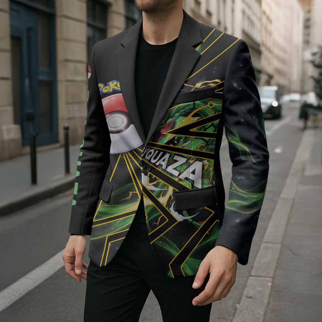 Rayquaza Poké Blazer Cosmic Dragon Comic Style