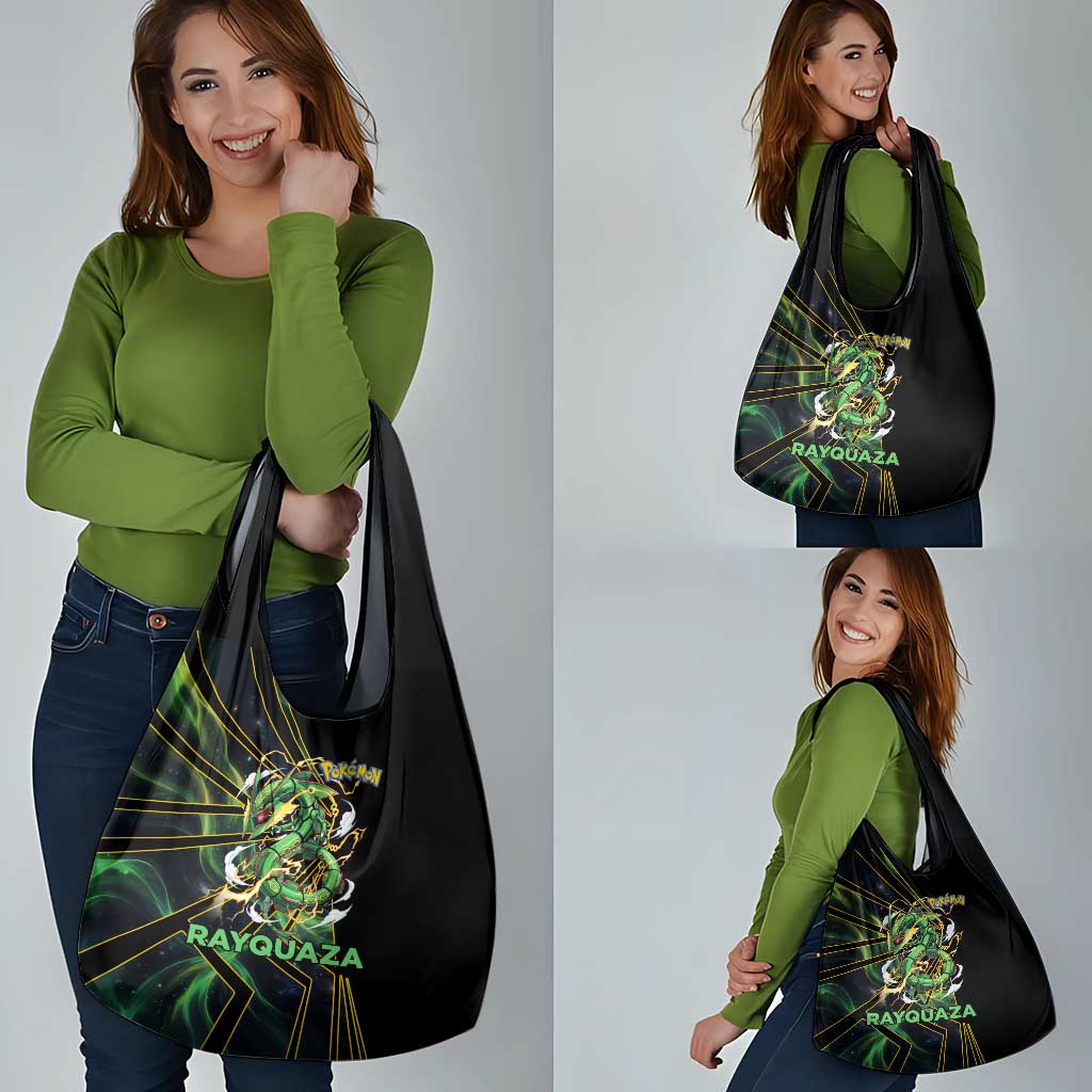 Rayquaza Poké Grocery Bag Cosmic Dragon Comic Style