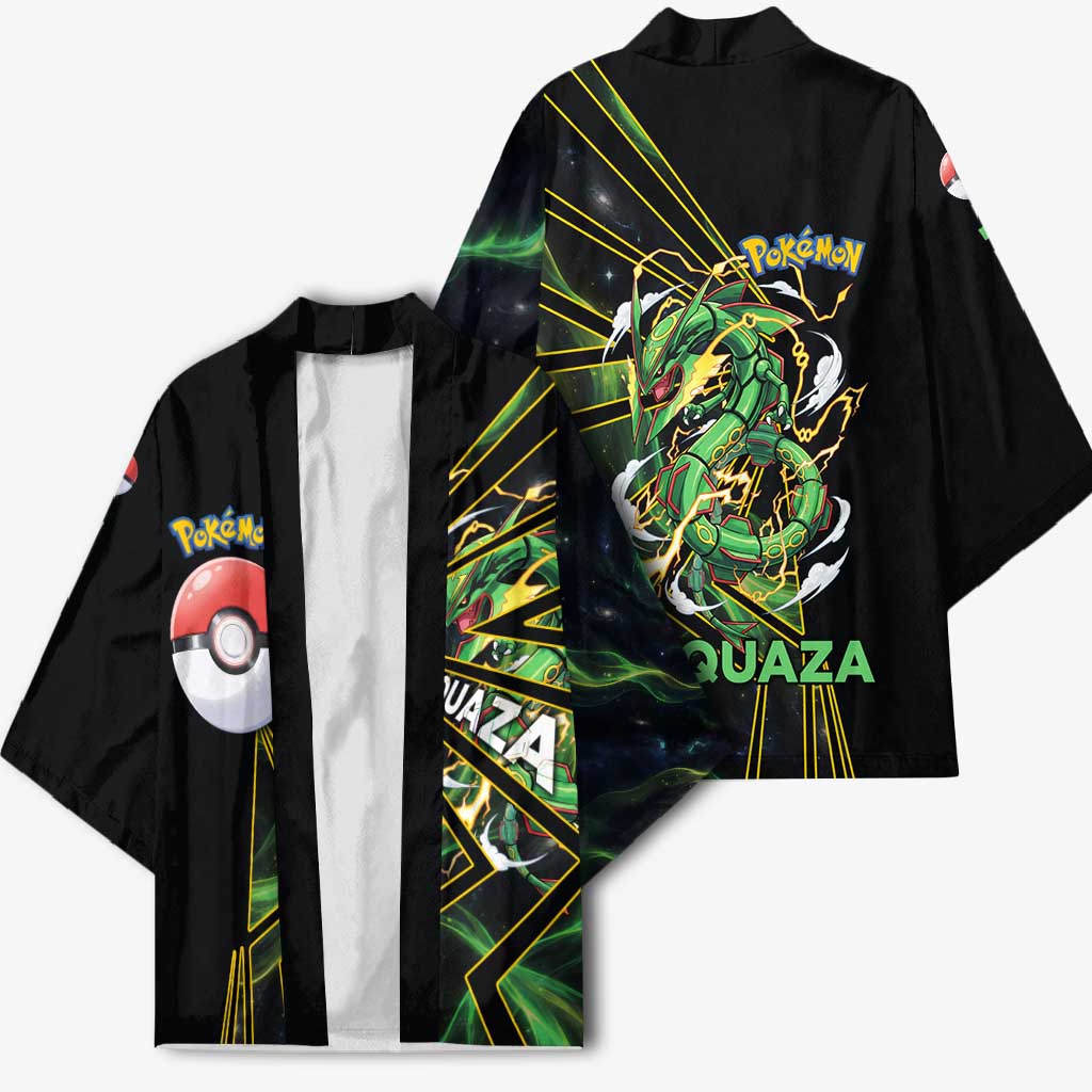 Rayquaza Poké Kimono Cosmic Dragon Comic Style
