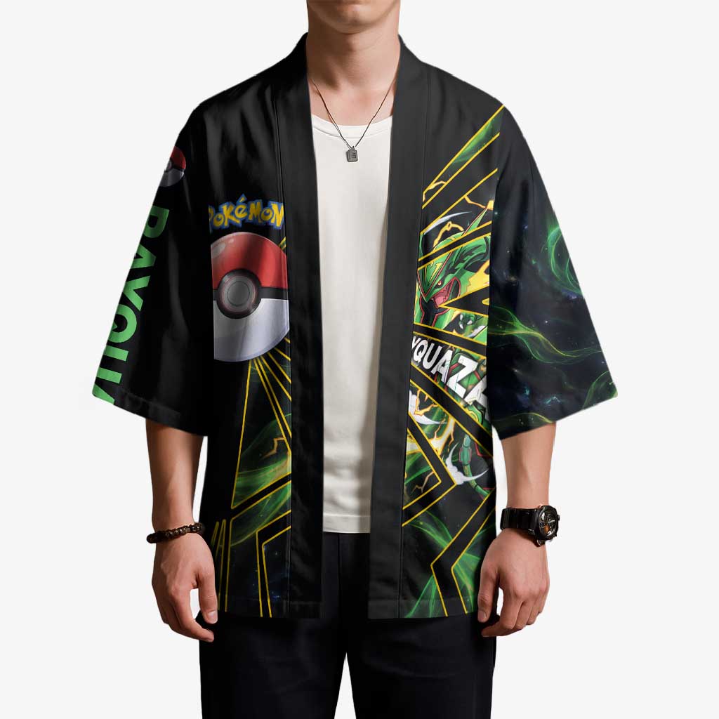 Rayquaza Poké Kimono Cosmic Dragon Comic Style