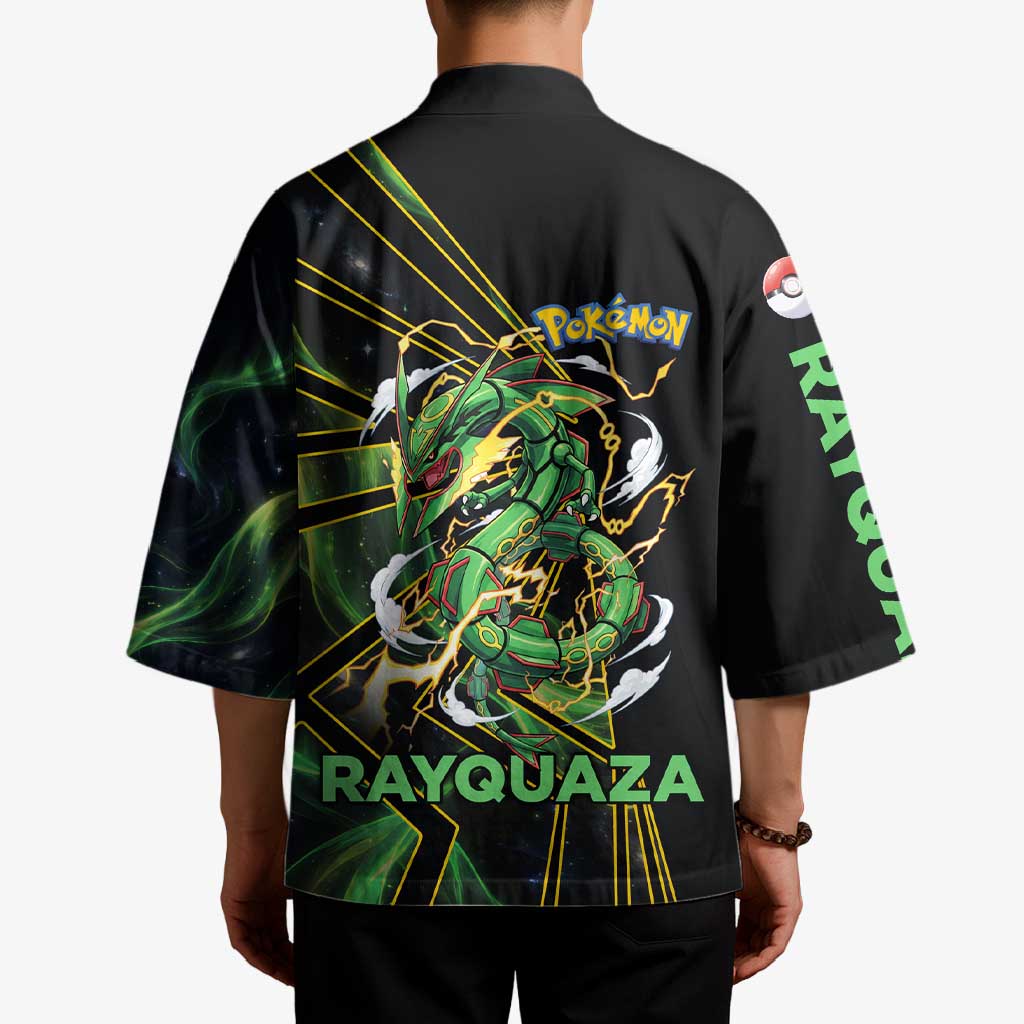 Rayquaza Poké Kimono Cosmic Dragon Comic Style