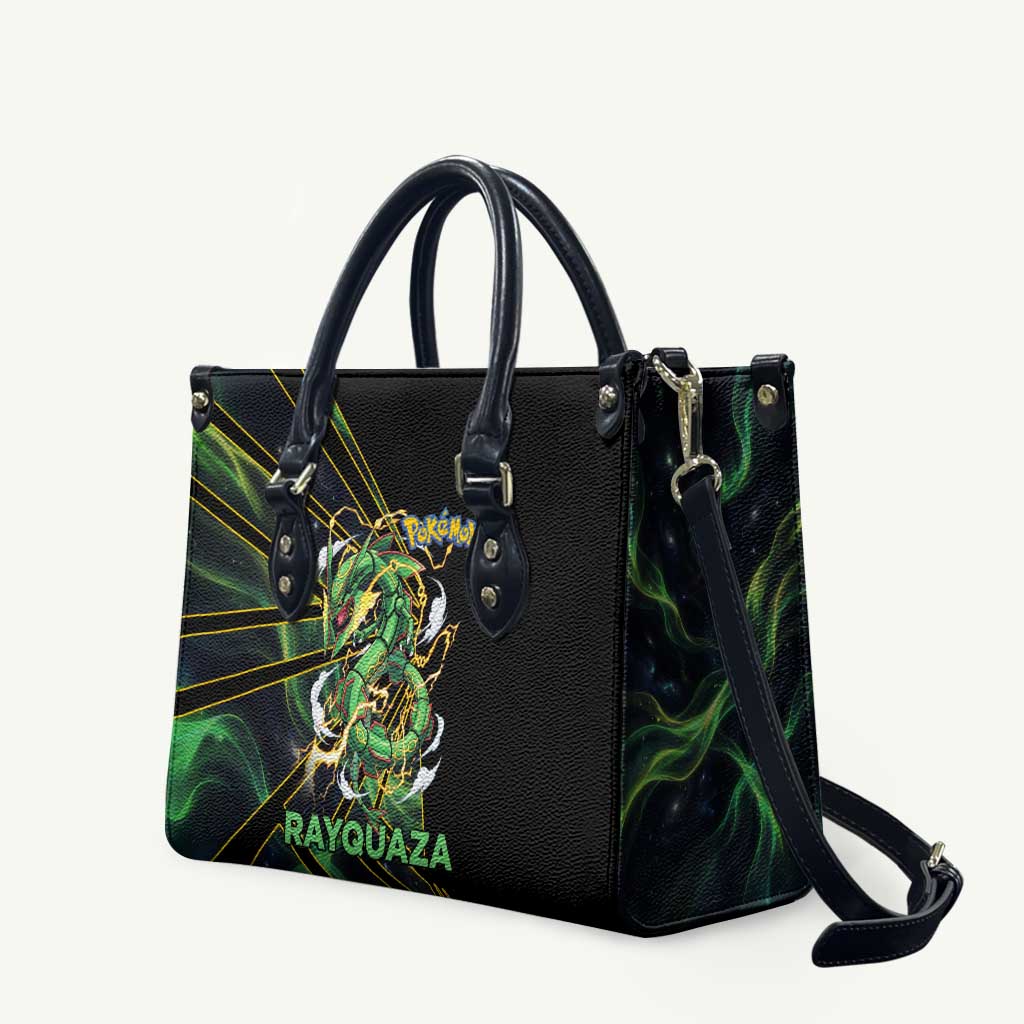 Rayquaza Poké Leather Bag Cosmic Dragon Comic Style