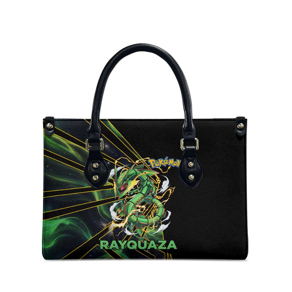 Rayquaza Poké Leather Bag Cosmic Dragon Comic Style